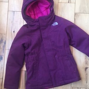 Girls North Face winter jacket